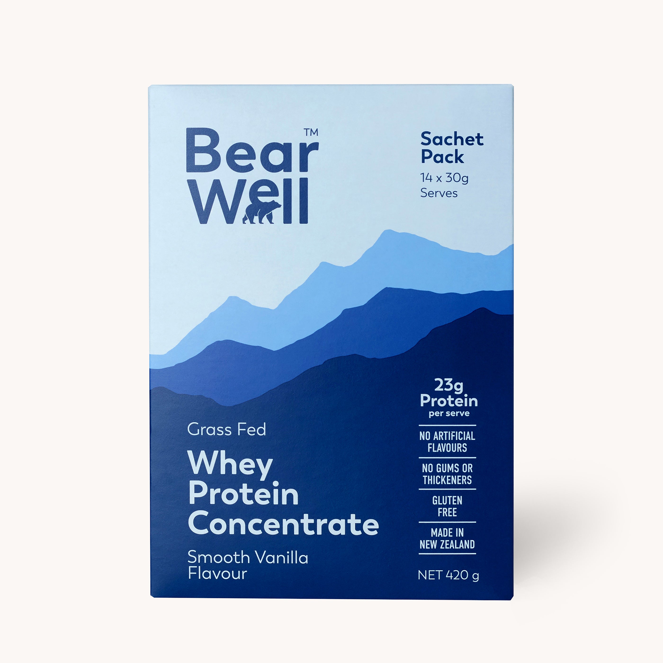 Whey Protein Concentrate - Sachet Box - Smooth Vanilla